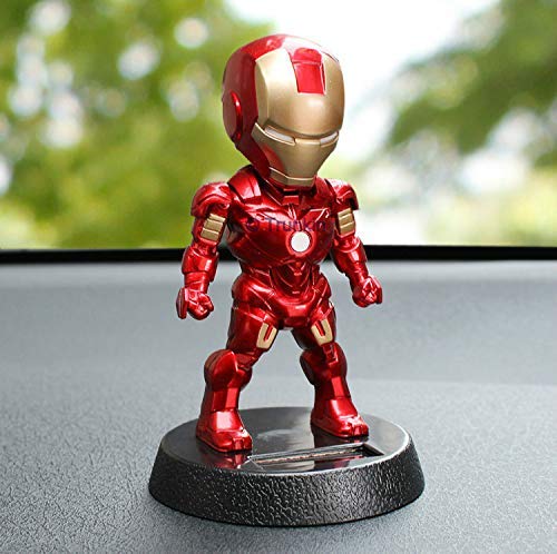 Solar Powered Iron Man Bobble Head