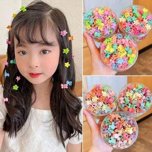 Mini hair claw clips