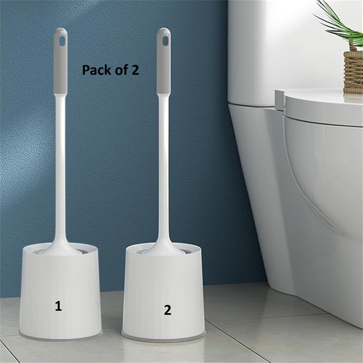 Toilet Brush With Holder