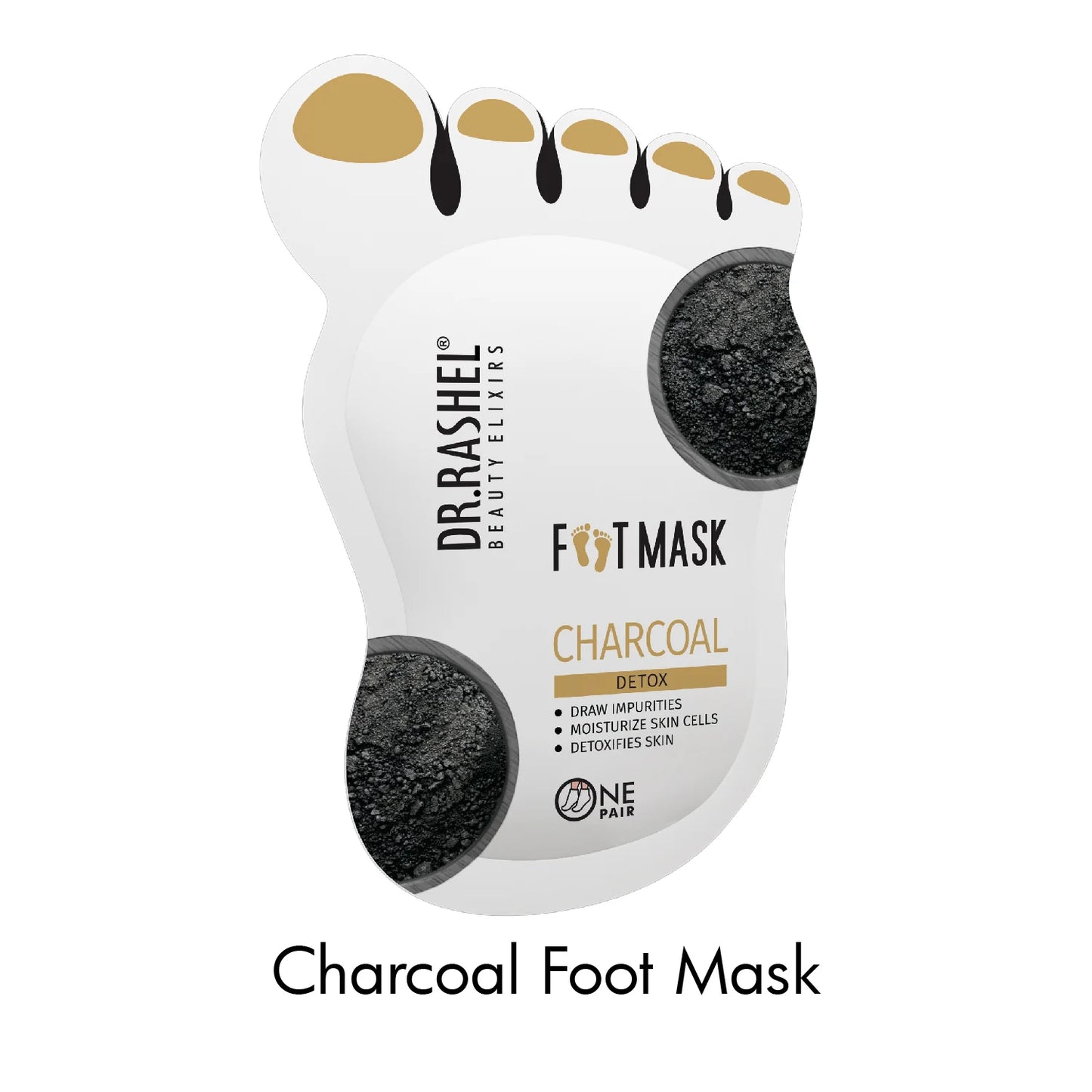 Dr Rashel Foot Mask - Charcoal
