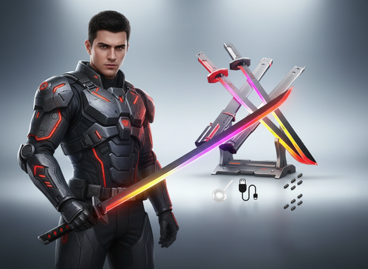 Sparkblade LED Sword with Smoke Katana