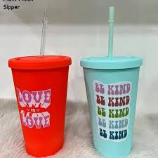 Fancy Straw With Bottle 450ML