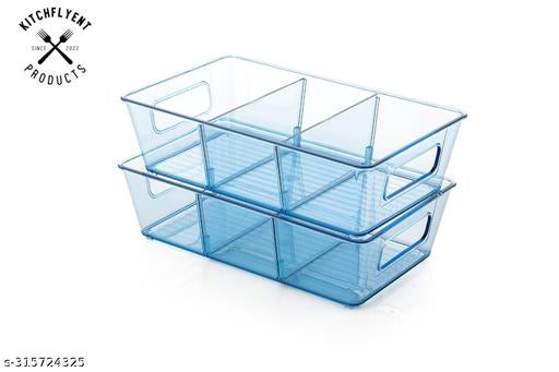Plastic Fridge Container 2pc