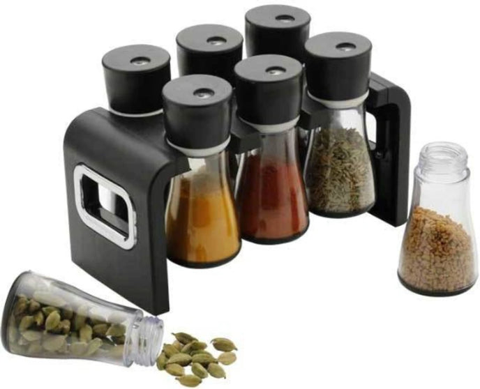 6 Jar Spice Rack