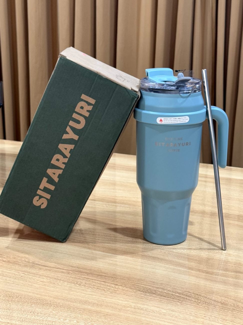 Sitarayuri Tumbler Vacuum Insulated Bottle, Stainless Steel Leakproof, Dishwasher Safe, Spillproof