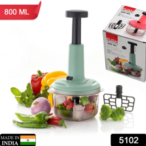 Mini Vegetable Push Chopper 800ml
