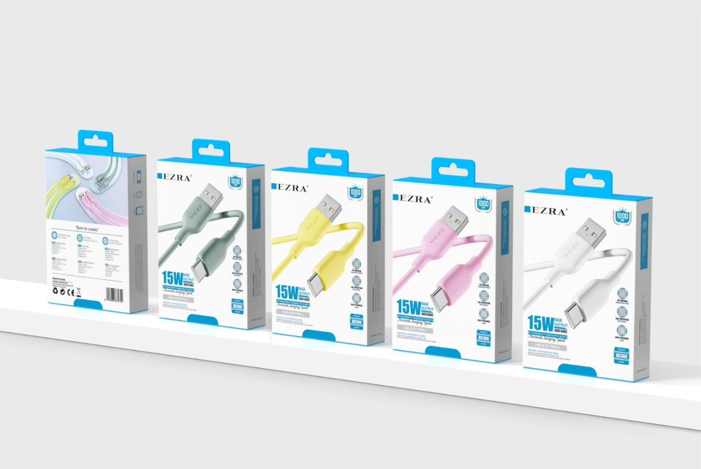 EZRA DC386 USB TO TYPE C CABLE