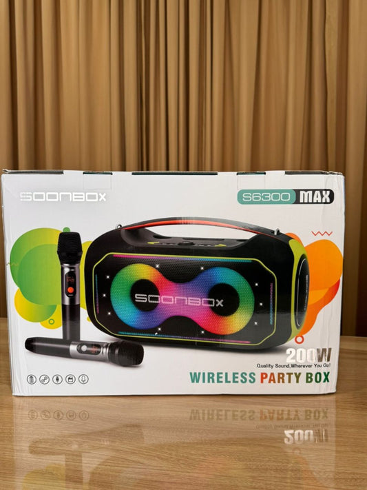 SOONBOX S6300 MAX WIRELESS BLUETOOTH SPEAKER 200W