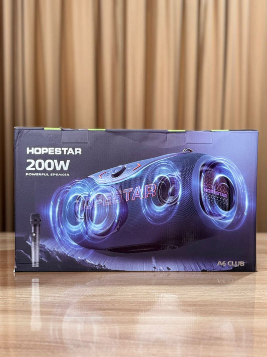 HOPSTAR WIRELESS BLUETOOTH SPEAKER 200W A6 CLUB