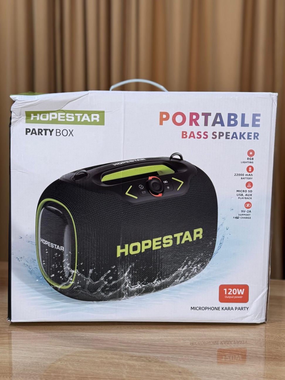 PARTY BOX HOPSTAR WIRELESS BLUETOOTH SPEAKER 120W