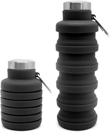 Silicone Foldable Water Bottle Non Leakable 0.50 Liter