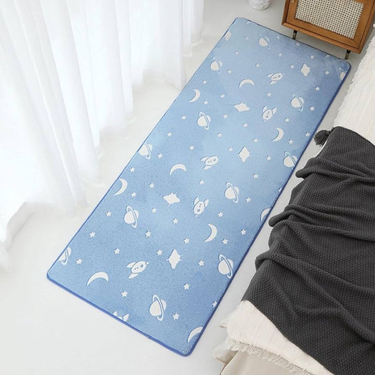Luminous Bedroom Carpet Comfortable Mat Anti-Slip