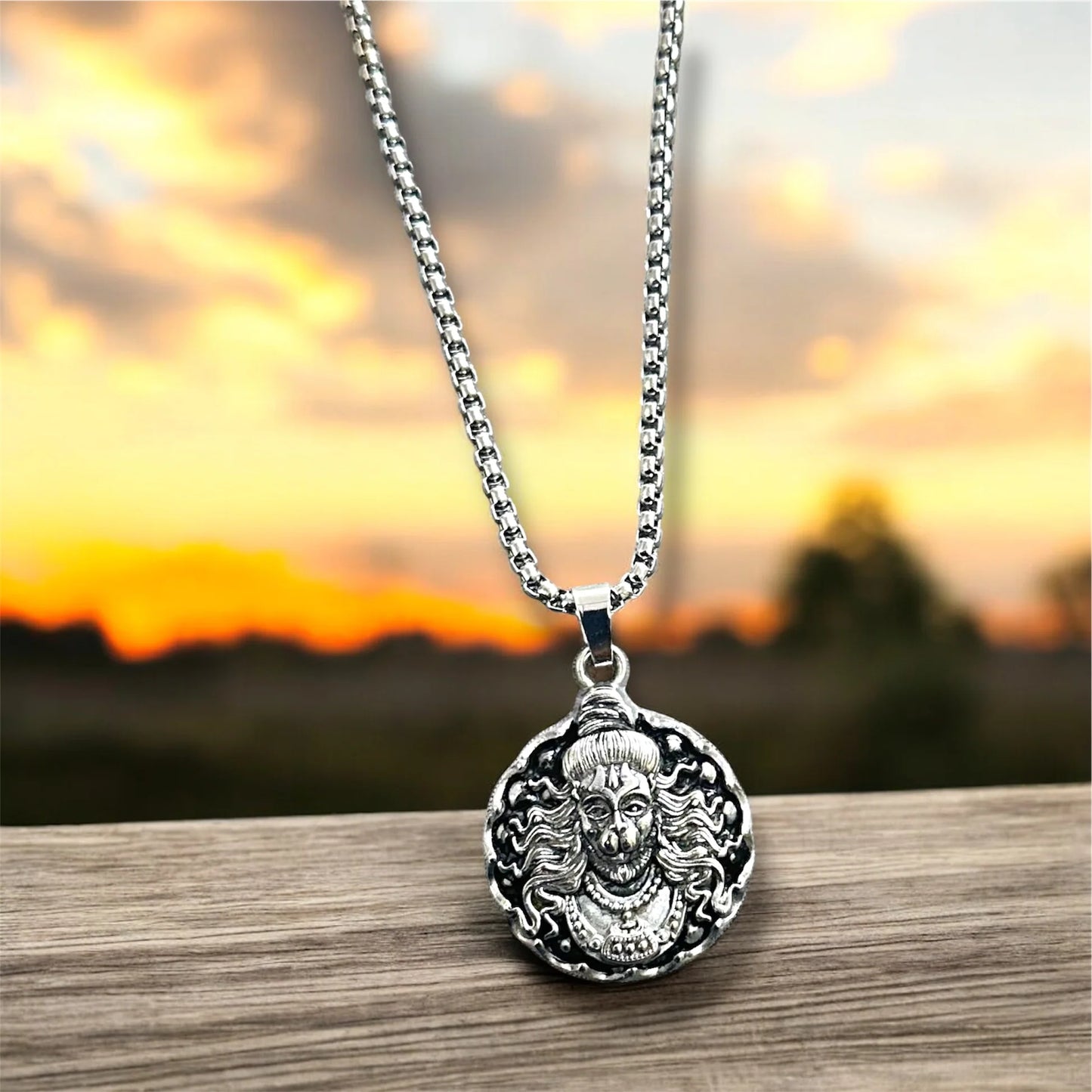 Hanuman Locket with Chain