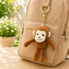 Monkey Soft Toy Keychain