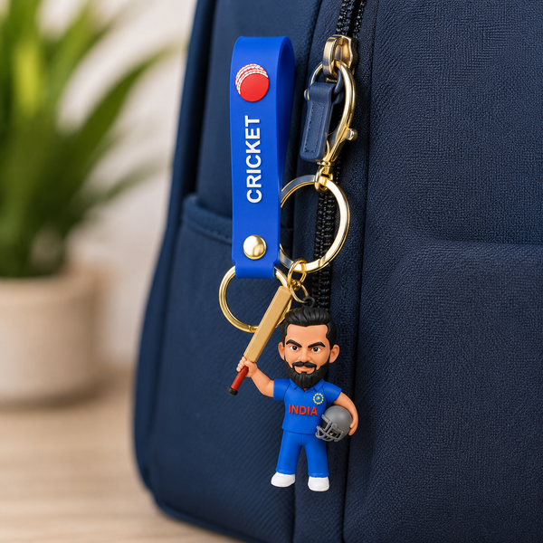 Virat Kohli Silicone Keychains