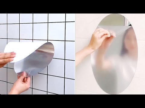 Oval 3d Mirror Sticker