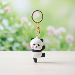 Panda Couple Keychain