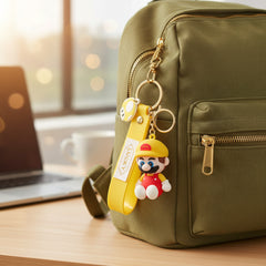 Super Mario Silicone Keychains (Red)