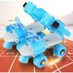 Adjustable Roller Skates 4 Wheel Skating Shoes