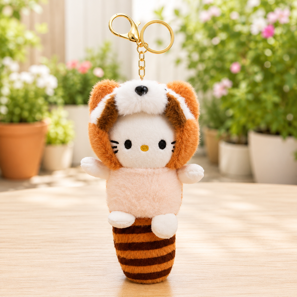 Soft Rakun Toy Keychain