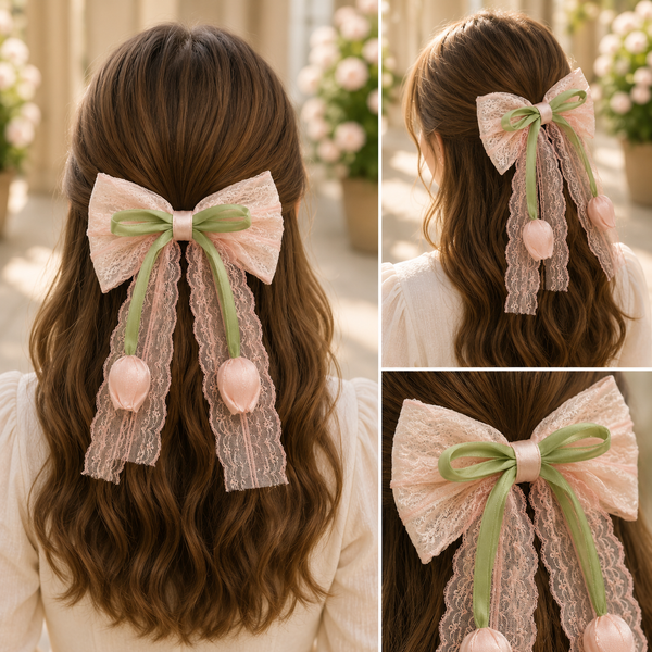 Korean Style Vintage Hair Bow