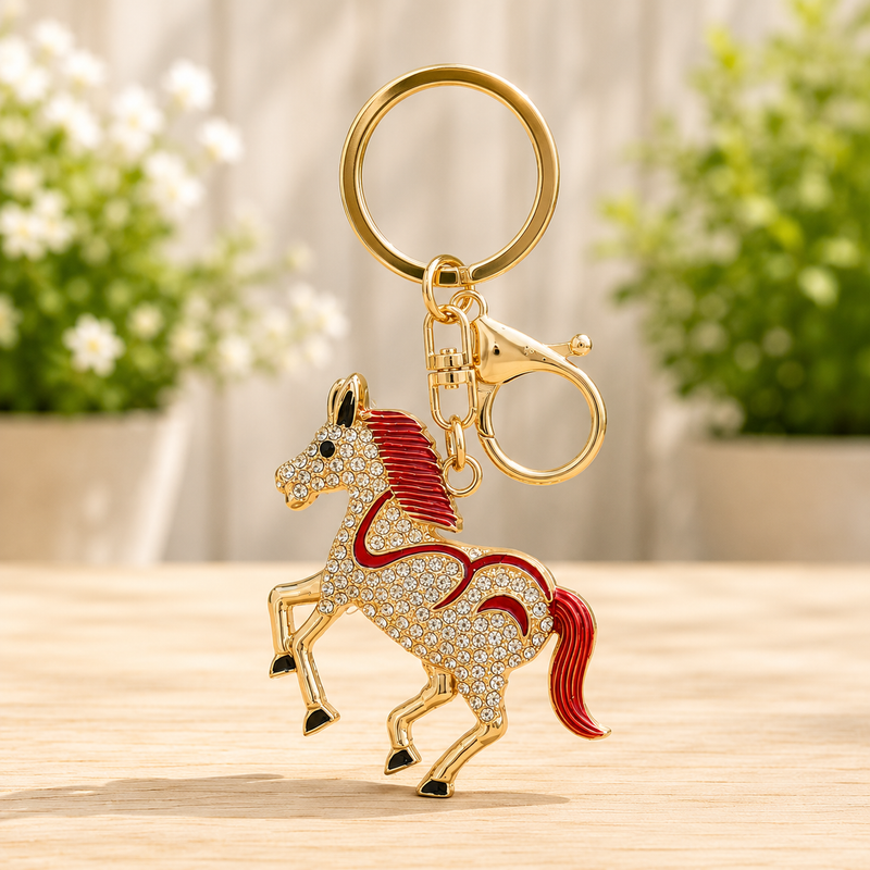 Fancy Steel Keychain