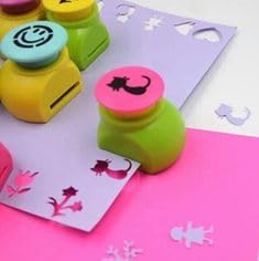 Craft Hole Punch Shapes Set,Small Paper Puncher for Kids, Crafting Scrapbook Punches,Star,Heart,Tag stamp Cards Mini Cutter Nail Arts