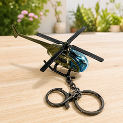 Helicopter Toy Keychain