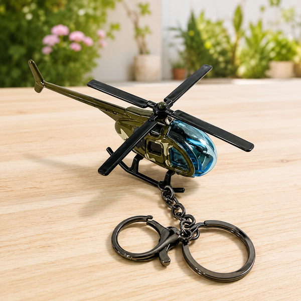 Helicopter Toy Keychain