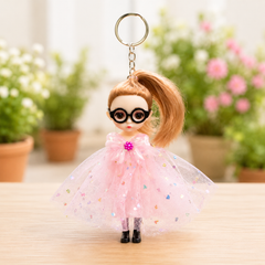 Goggle Doll Bag Charm Keychain