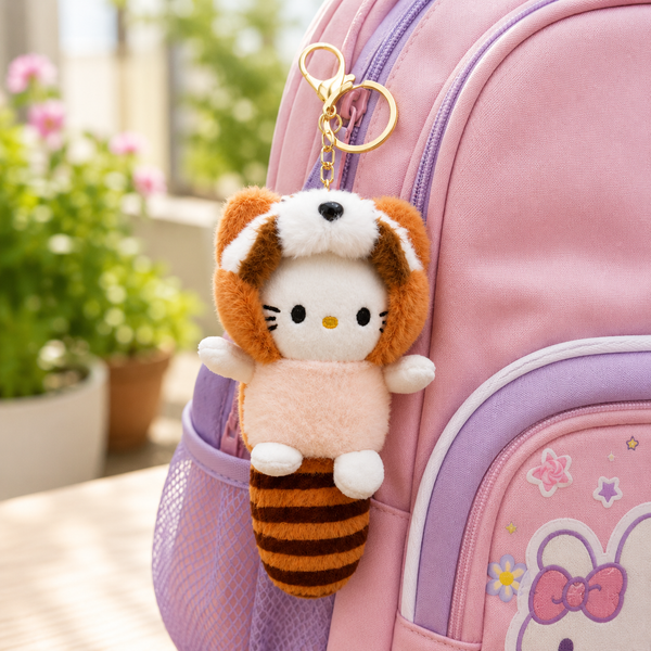 Soft Rakun Toy Keychain