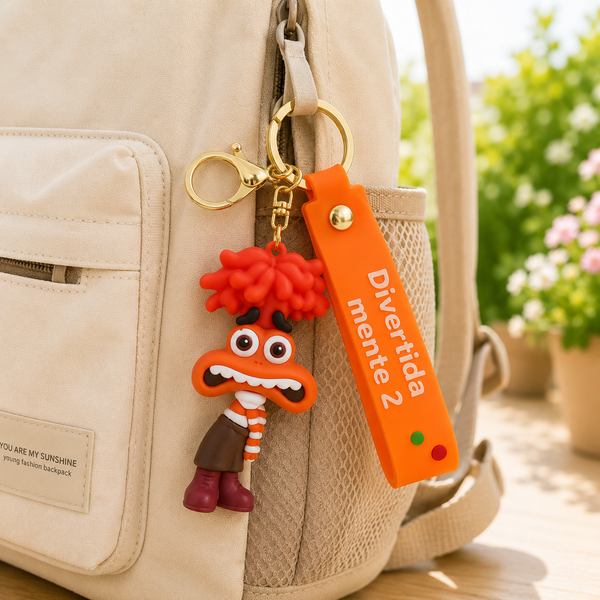 Insight Out Silicone Keychain