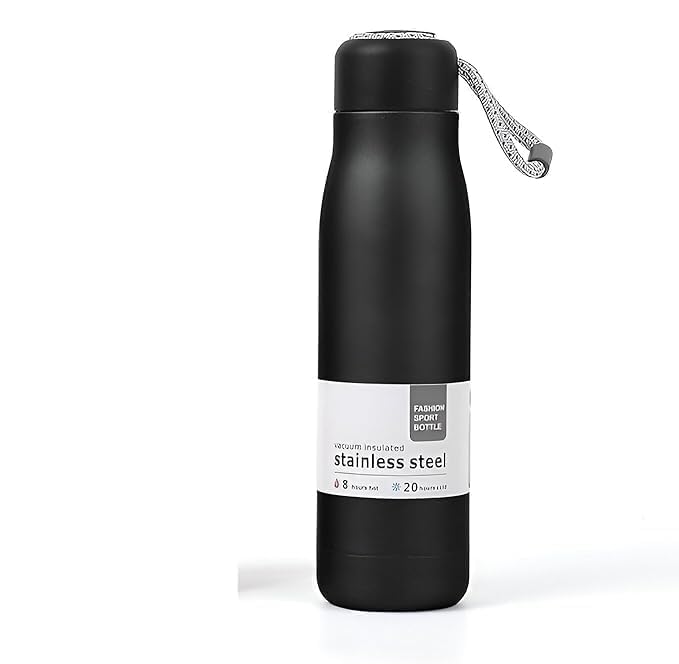 Premium 500ml Stainless Steel Vacuum Insulated Flask | Hot & Cold Double Wall Bottle | Leak-Proof Sport Water Bottle