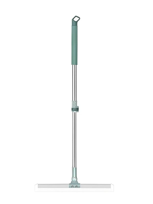 Heavy Duty Magic Broom Silicone Wiper With 180 Degree Rotating Head,Stainless Steel Extendable Handle Multipurpose Bathroom Silicon Wiper