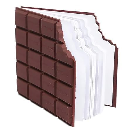 Chocolate Fragrance Diary Chocolate Notebook Small Memo in Eaten Chocolate Shape and Fragrance Personal Diary Pocket Diary