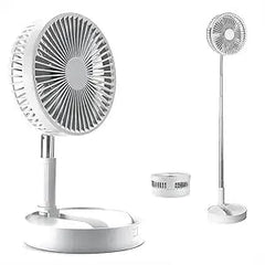 Rechargeable Fan For Home Portable Travel Mini Desk and table Air Circulator Fans with Adjustable Height from 14.2 inch to 3.3ft as Pedestal stand floor Fan, 3 Speed Settings