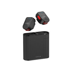 TOKQI Wireless Microphone H01 with Magnetic Clip for iPhone/Android/PC, Compact Mic, Noise Cancelling