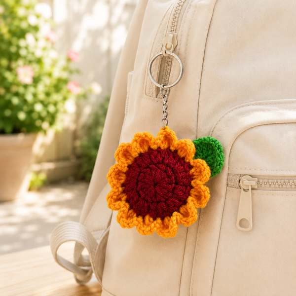 Sunflower Soft Toy Keychain
