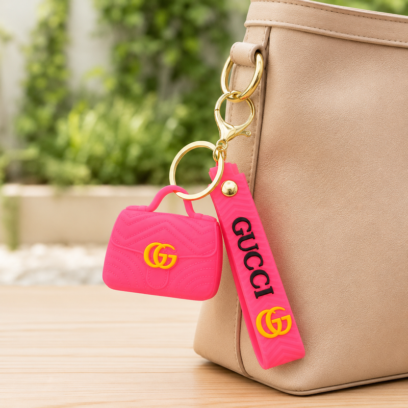 Gucci Silicone Keychain