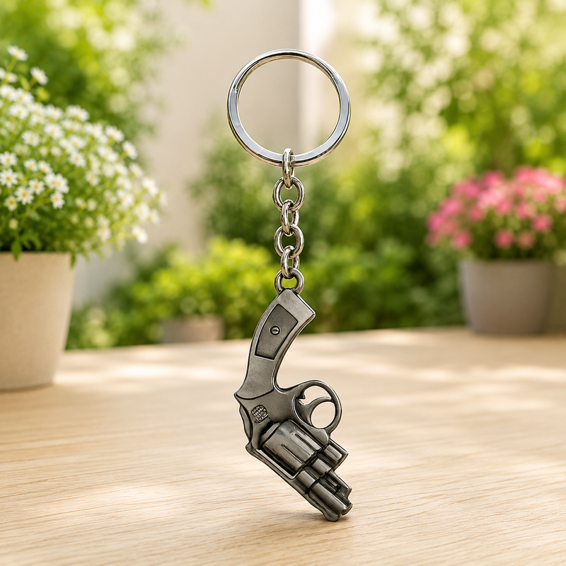Mini Gun Keychain