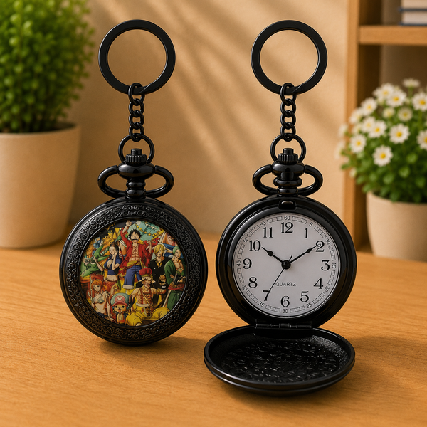 One Piece Time Piece Keychain