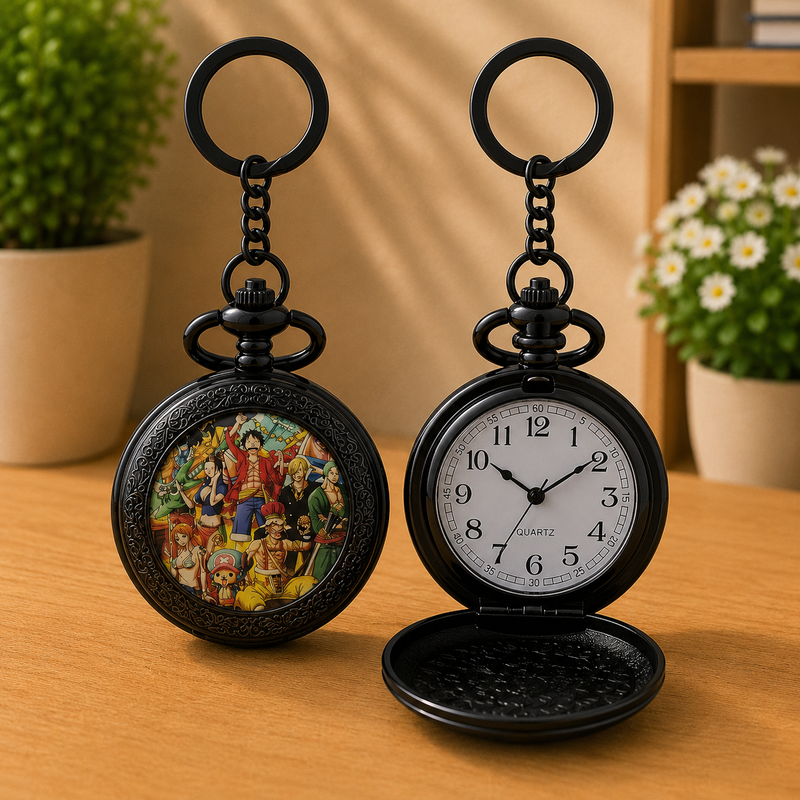 One Piece Time Piece Keychain