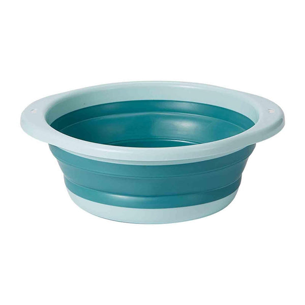 Foldable Footbath Bucket Multipurpose Plastic Washing Basin, Small Portable Travel Tub, Camping Dish Washing Tub with Hanging Holes & Extended Handles, Multi-size