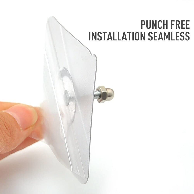 10Pcs SelfAdhesive Screw Wall Hook