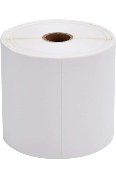 Direct Thermal Shipping Labels White 3 x 5 inches Barcode Shipping Label/Stickers Roll- (White, Pack of 10 Rolls)