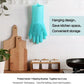 Silicone Dish Washing Gloves, Silicon Cleaning Gloves, Silicon Hand Gloves for Kitchen Dish washing and Pet Grooming, Great for Washing Dish, Kitchen, Car, Bathroom Wet and Dry Disposable Glove