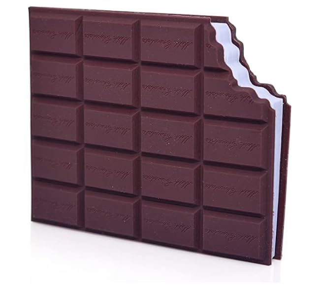 Chocolate Fragrance Diary Chocolate Notebook Small Memo in Eaten Chocolate Shape and Fragrance Personal Diary Pocket Diary