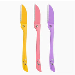 Feather Flamingo Face Razors for Women Eyebrow, Facial & Body Hair Removal Razors with Safety Guard | Gentle Shaving Tool for Sensitive Skin