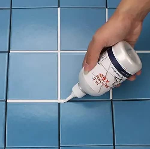 Tiles Gap Filler Waterproof Crack Gap Filler Agent For Diy Home Sink Grouts Repair Filler Tube Paste For Kitchen, Bathroom Crawling Kids Universal Metal Plastic Weld Repair Glue (WHITE, 280ML)