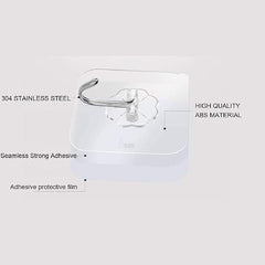 Transparent Wall Hooks, Pack of 3